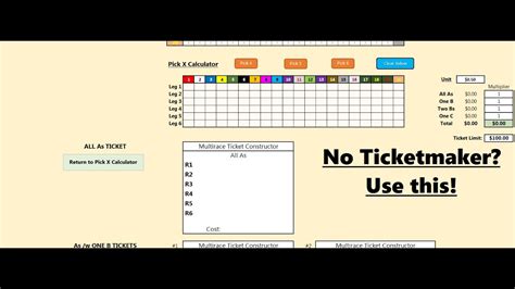 pick 6 horse racing calculator